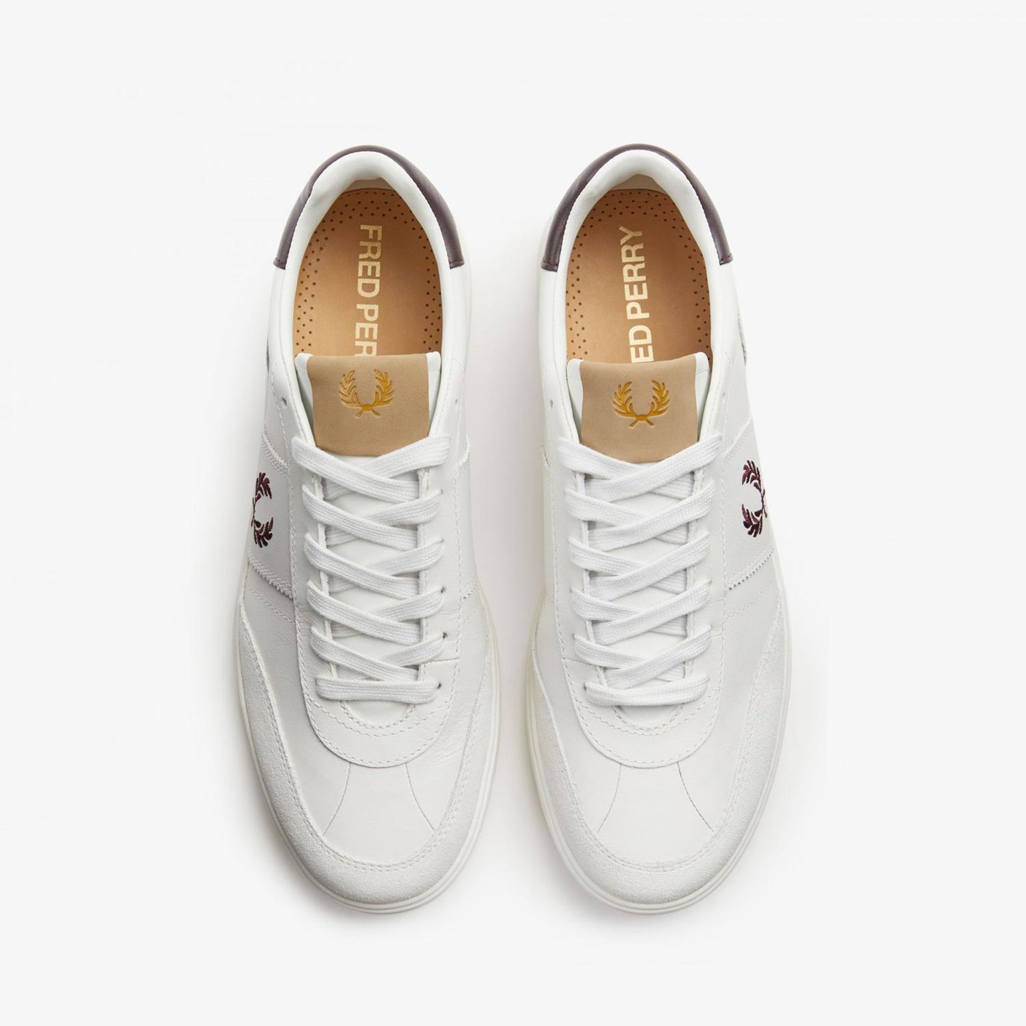 Fred Perry B400 Suede - Porcelain