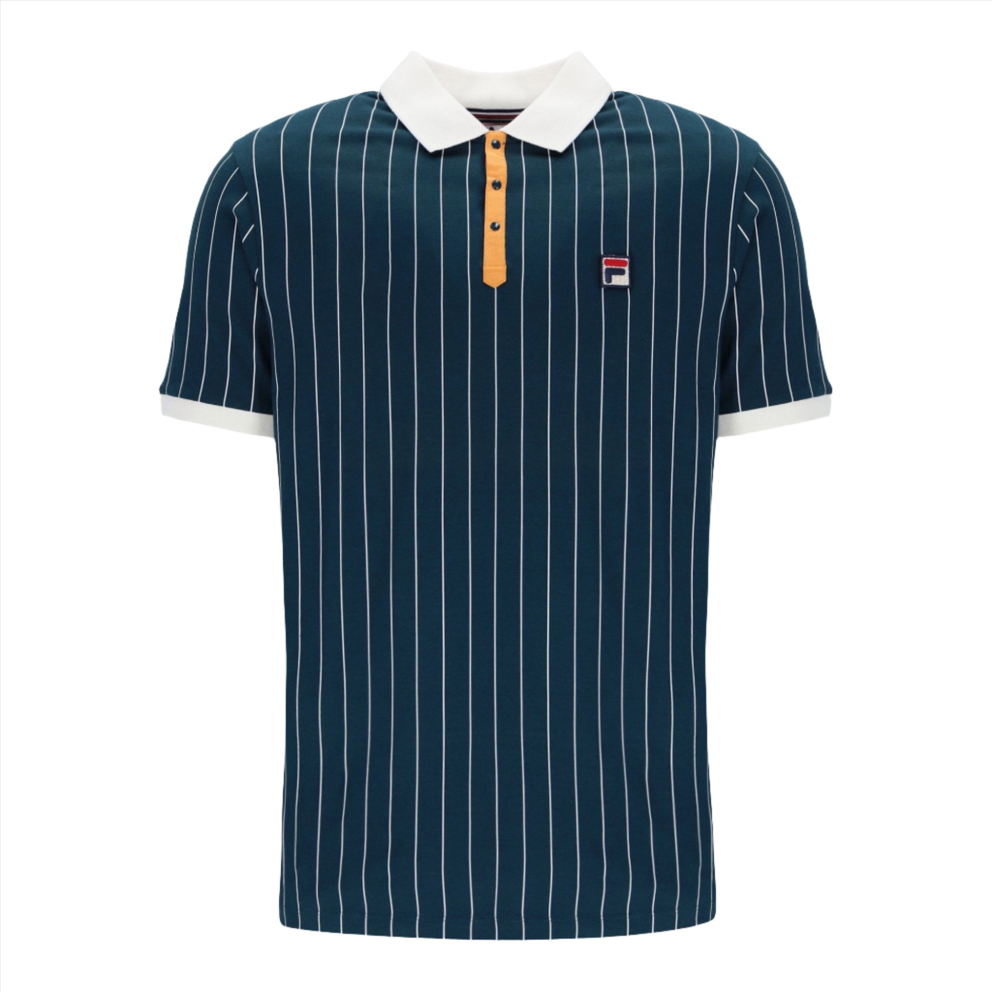 Fila bb1 striped polo shirt deals