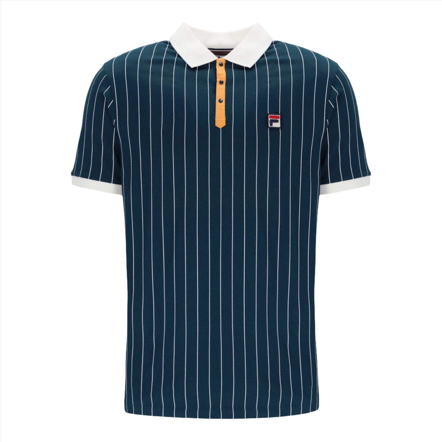 FILA STRIPED POLO - POND/GARD/YAM