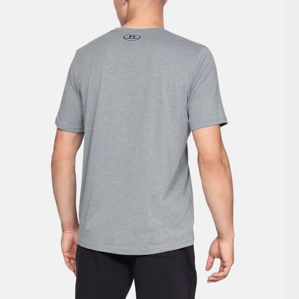 Under Armour Sportstyle Chest T-Shirt - Light Grey