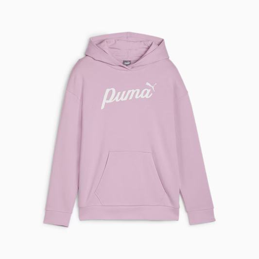 PUMA ESS+ SCRIPT HOODIE W - GRAPE