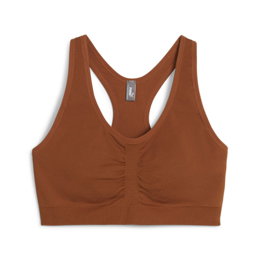 PUMA 4KEEPS SHAPELUXE SPORTS BRA - TEAK