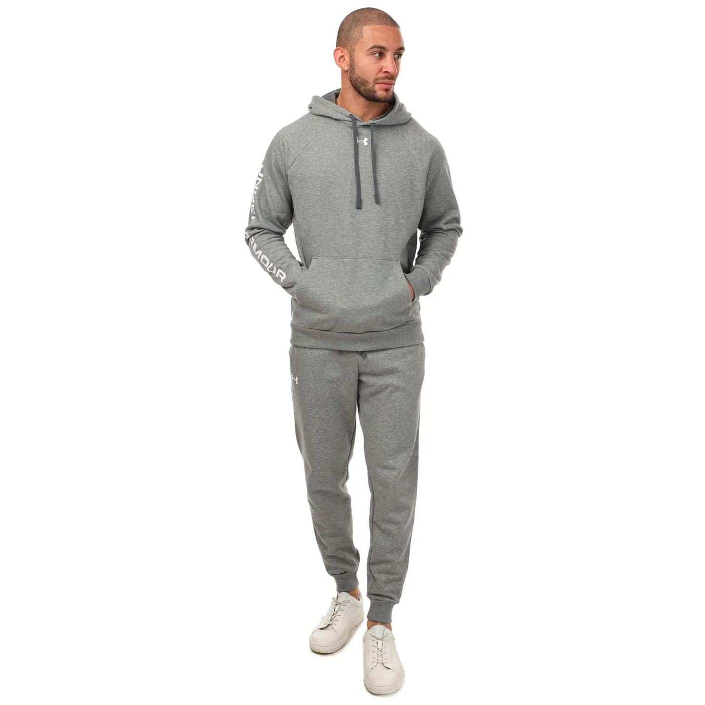 Under Armour Rival Fleece Tracksuit Top - Grey