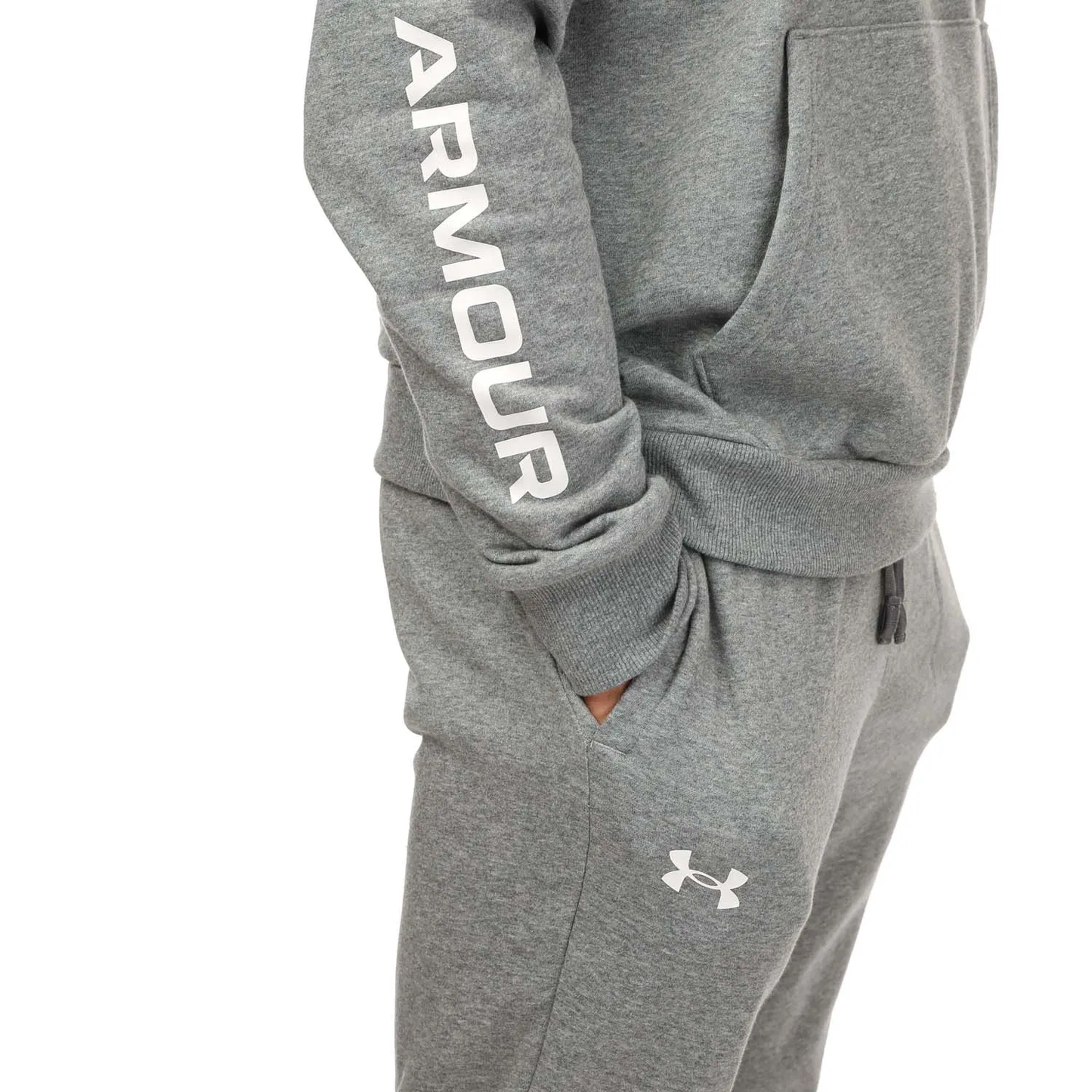 Under Armour Rival Fleece Tracksuit Top - Grey