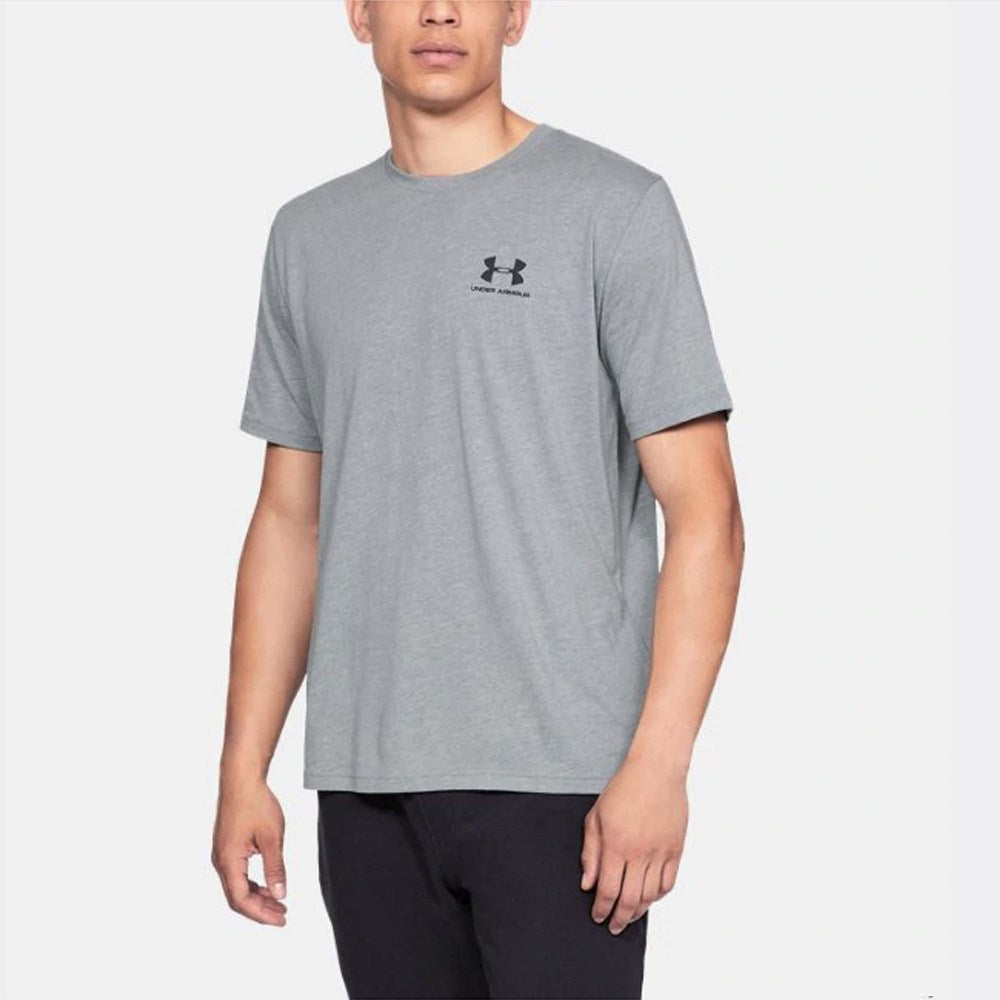 Under Armour Sportstyle Chest T-Shirt - Light Grey