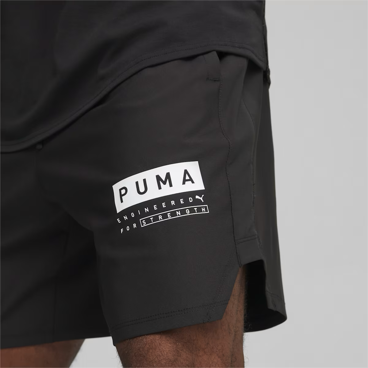 PUMA FUSE 7" 4-WAY STRETCH SHORTS - BLACK