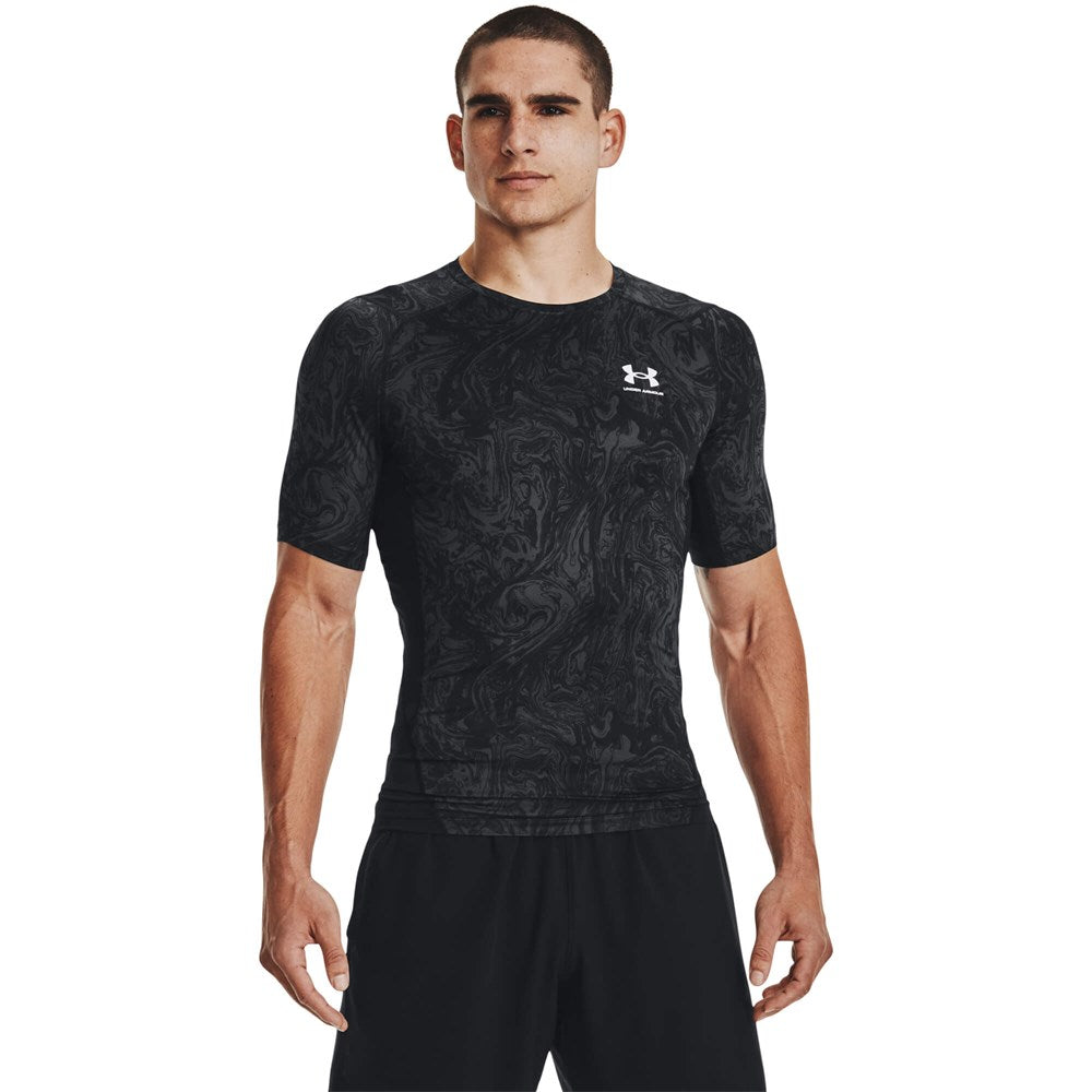 Under Armour HeatGear Compression T-Shirt - Black