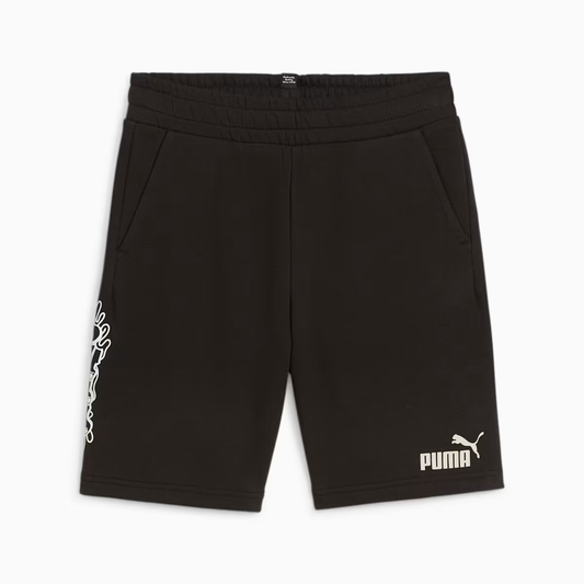 PUMA ESS+ MID 90s SHORTS JR - BLACK