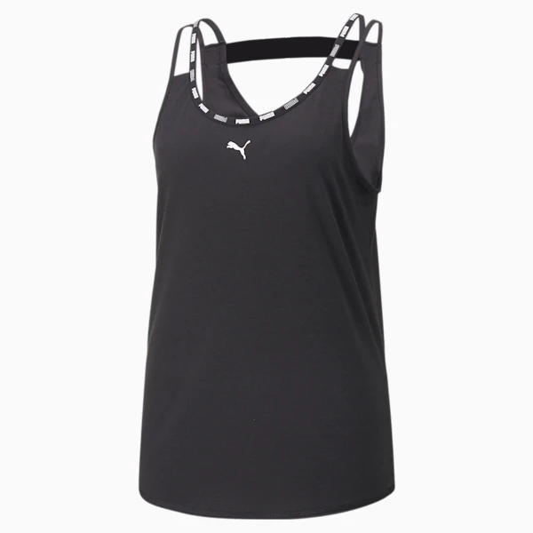 Puma Strong Tri-Blend Tank W - Black